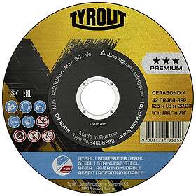 Tyrolit Premium Skæreskive 125x1.6mm
