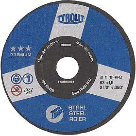 Tyrolit Premium Skæreskive 63x1x10mm A100-BFM