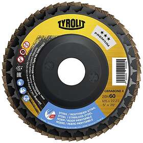 Tyrolit Premium Lamellslipskiva 125mm 60 Grit