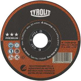 Tyrolit Premium Slibeskive 125x2.5mm A30N-BFXA