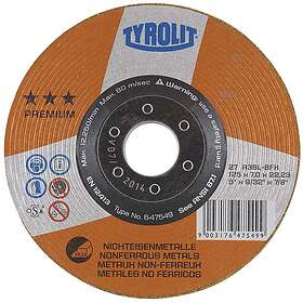 Tyrolit Premium Slibeskive 125x7mm A36L-BFX