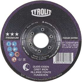 Tyrolit Premium Slibeskive 125x7mm Zirkonium