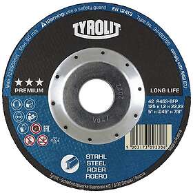 Tyrolit Premium Longlife DCP 42 Slibeskive 125x1.2mm A46S-BFP