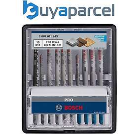Bosch PRO Wood and Metal Lame de Scie Sauteuse Pack de 10