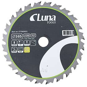 Luna Tools CIRKELSÅGKLINGA TCT Extra Thin Cirkelsågblad 165x20mm 24T