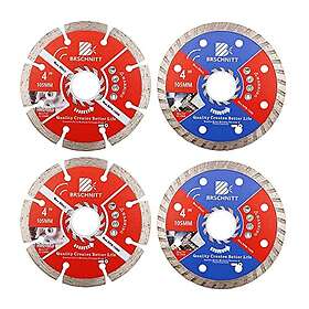 BRSCHNITT Diamond Cirkelsågblad 105mm 16mm Carbide 4-pack