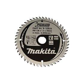 Makita B-33825 Specialized Cirkelsavsklinge 136x20mm 48T