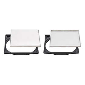 Vieser Golvbrunnssil Flip Fyrkantsram 146x146mm