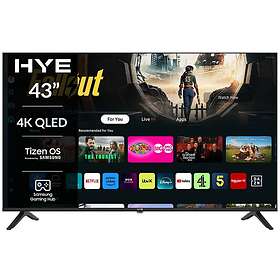HYE 43" 4K QLED HDR Tizen OS Smart TV (2024) - 43QLEDS2008E