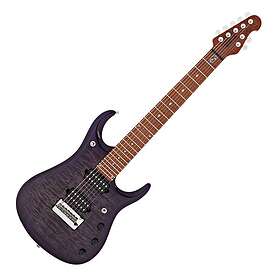 Music Man JP15 Quilt Top 7 String Purple