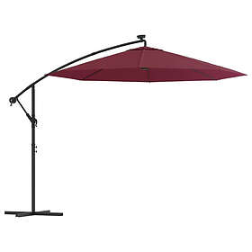 vidaXL Cantilever Parasol de Jardin Lumières LED 313780