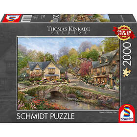Schmidt Thomas Kinkade Studios - Summer in Cobblestone Village 2000 Palaa