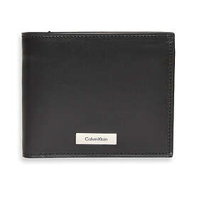 Calvin Klein Plaque Billfold W/ Coin Læder (Black)