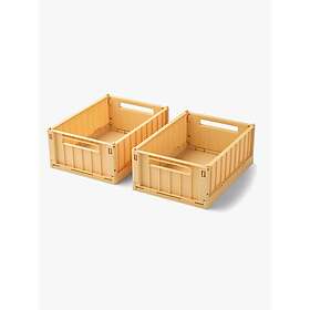 Liewood Weston Opbevaringskasser Gul 2-pak