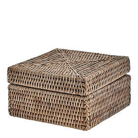 Lene Bjerre Norah Förvaringslåda med Lock Natur Fiberboard 18x18cm