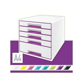 Leitz WOW Lådemodul Plast 5-Skuffer