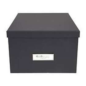 Bigso Förvaringsbox med Lock Fiberboard