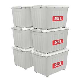 Cetomo 55L Förvaringslåda Plast 6-pack