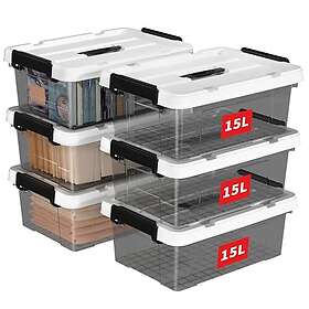 Cetomo Storage Box Plastic 15L 6-pack