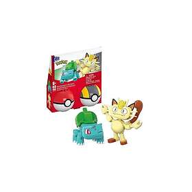 Mega Bloks Pokemon Poke Ball - Bulbasaur & Meowth Byggesæt JCR82