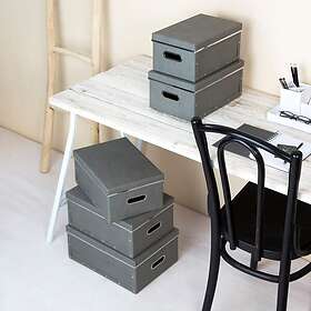 Bigso Förvaringslåda Fiberboard 5-pack