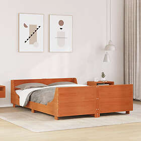 vidaXL Sängram utan madrass 135x190cm 3302290