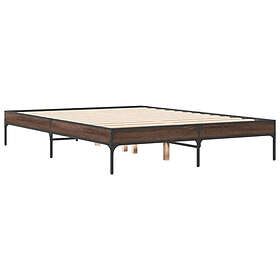 vidaXL Sängram utan madrass 135x190cm 845045