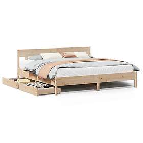 vidaXL Bed Frame without Mattress 200x200cm 3301854