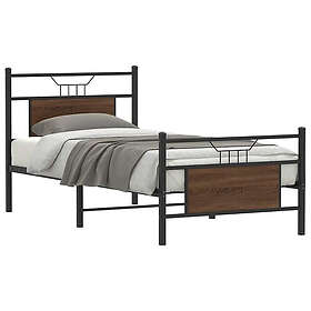 vidaXL Sängram utan madrass 75x190cm 4106849