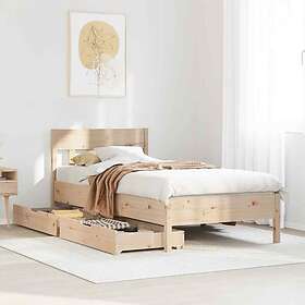vidaXL Bed Frame 75x190cm 3301890