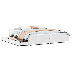 vidaXL Sängram utan madrass 160x200cm 3301693