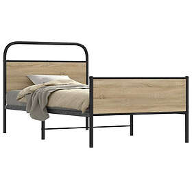 vidaXL Sängram utan madrass 90x200cm 4100385