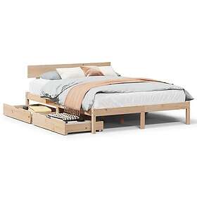 vidaXL Sengestel uten madrass 140x190cm 3301506