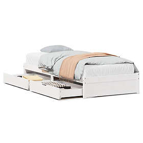 vidaXL Sängram utan madrass 75x190cm 3301647