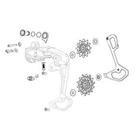 SRAM XX T-Type Eagle AXS Jockey Wheel System