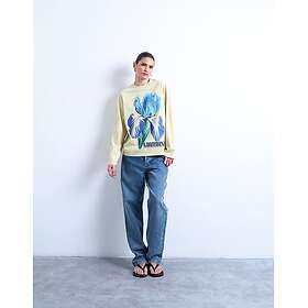 TOPSHOP Tscarin Långärmad Grafisk T-shirt (Dam)