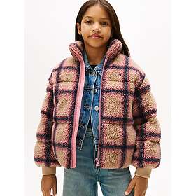 Tommy Hilfiger Check Teddy Bomber Jakke (Jr)