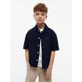 Tommy Hilfiger Relaxed Fit Seersucker Lyhythihainen Paita (Jr)