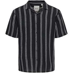 Only & Sons REG Stripe Korteærmet Skjorte (Herre)
