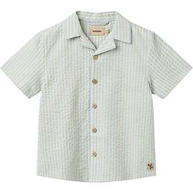 Wheat Summer Sky Stripe Skjorte (Unisex)