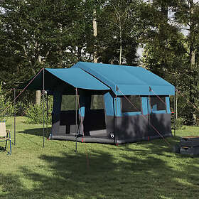 vidaXL Family Tent (4) Blue Grey 42004084