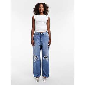 TOPSHOP Tscolumn MR Rett Rips Jeans (Dame)