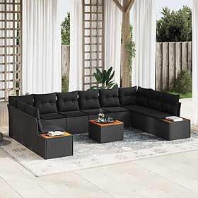 vidaXL Garden Sofa Set with Cushion 10 Pieces 3356848
