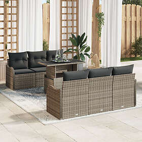 vidaXL Garden Sofa Set with Cushion 7 Pieces 3357122