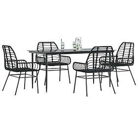 vidaXL Hage Spisegruppe 5 Deler 3334439