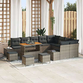 vidaXL Garden Sofa Set with Cushion 13 Pieces 3362833