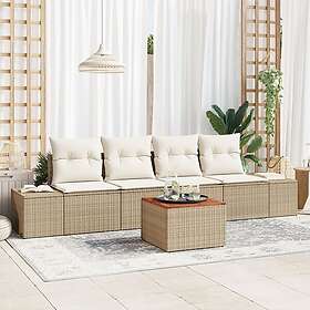 vidaXL Garden Sofa Set with Storage 5 Pieces 3356559