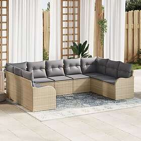 vidaXL Ensemble Canapé de Jardin 9 Pièces 3354529