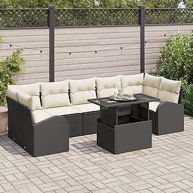 vidaXL Hage Sofasett med Pute 8 Deler 3357330