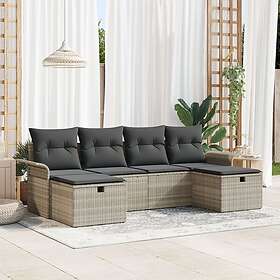vidaXL Garden Sofa Set with Cushion 6 Pieces 3360253